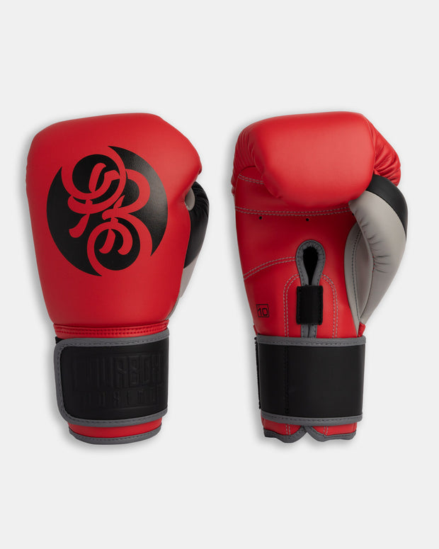 Exile S.T Series Gloves - Bull (Matte Red/Black/Grey)