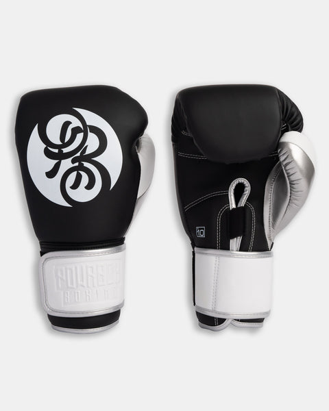 Exile S.T Series Gloves - Townsend (Matte Black/White/Silver)