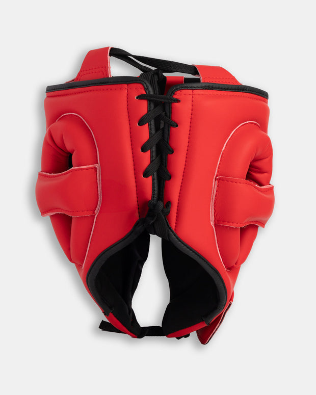 Gladiator Headguard - Ruby Red (Matte Red/Black)