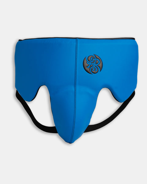 Gladiator Hipguard Groin Protector - Azure Blue (Matte Blue/Black)