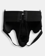 Gladiator Hipguard Groin Protector - Shadow (Matte Black/ Grey)