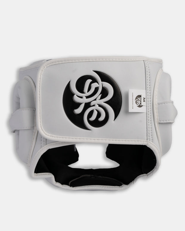 New Tradition Headguard - Aspen (Matte White/Black)