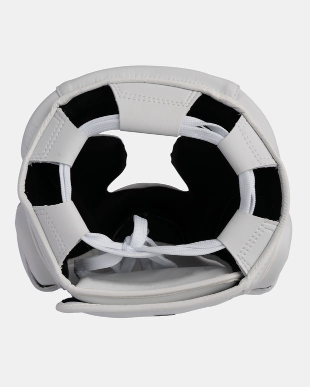 New Tradition Headguard - Aspen (Matte White/Black)