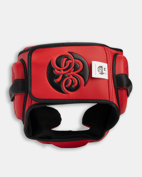 New Tradition Headguard - Ruby Red (Matte Red/Black)