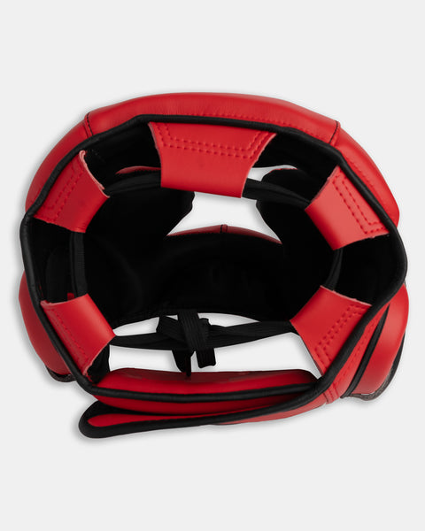 New Tradition Headguard - Ruby Red (Matte Red/Black)