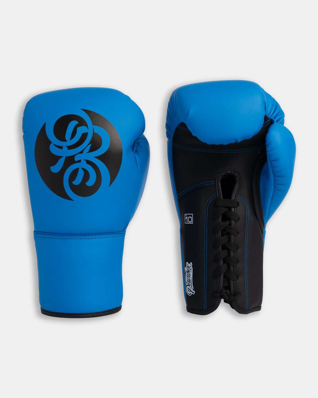 Pinnacle Lace-up Gloves - Azure Blue (Matte Blue/Black)