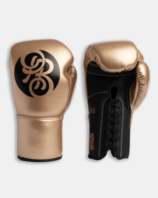 Pinnacle Lace-up Gloves - Eureka (Gold/Matte Black)