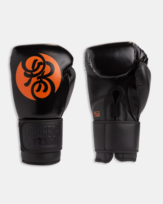 Exile Series Gloves - Evil Pumpkin (Black/Matte Black/Orange)