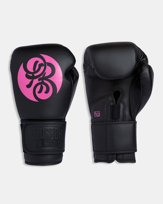 Exile Series Gloves - Cotto (Matte Black/Pink)