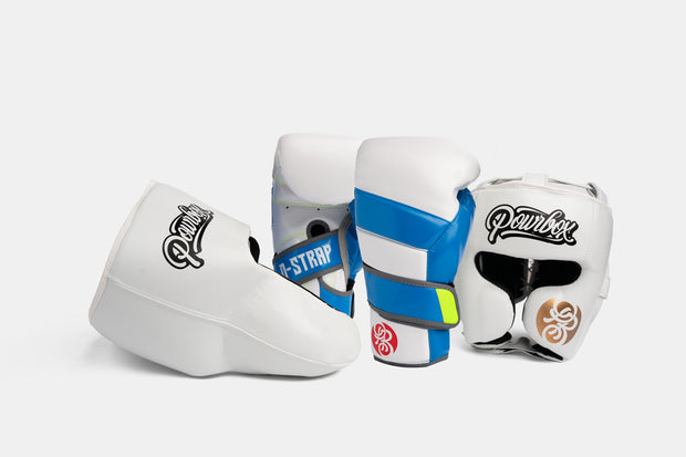 D-Strap Sparring Kit - Digital (White/ Blue/ Lime)