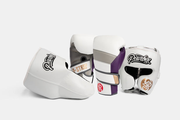 D-Strap Sparring Kit - Purple Haze (White/ Matte Grey/ Matte Purple)