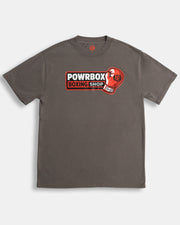 Powrbox Boxing Shop Oversized T-Shirt (Grey)