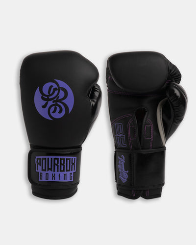 Undefeated Velcro Gloves - Phantom - (Black/ Purple)