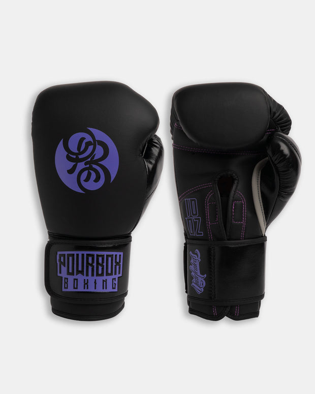 Undefeated Velcro Gloves - Phantom - (Black/ Purple)