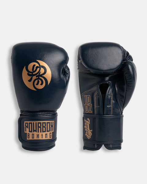 Undefeated Velcro Gloves - Empire (Navy/ Gold)