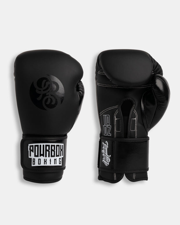 Undefeated Velcro Gloves - Sassine (Matte Black/ Gloss Black/ White)