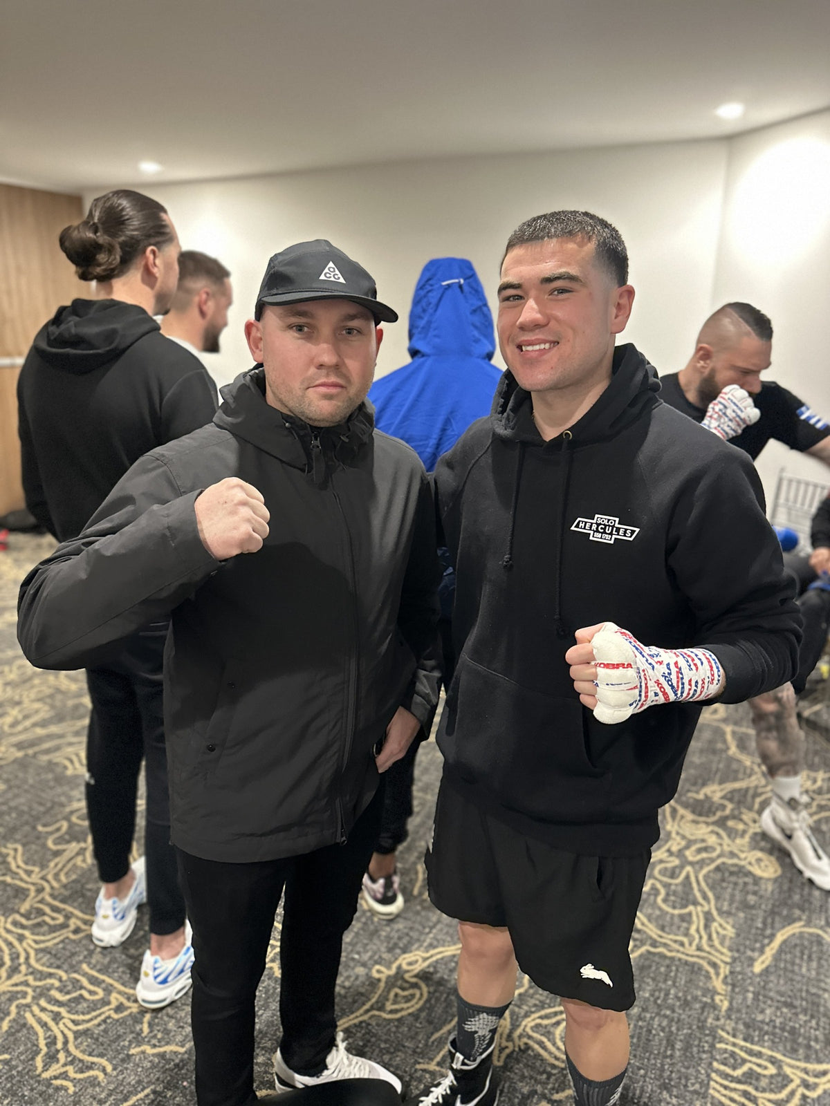 Bryce with Powrbox fighter Mikey Sassine