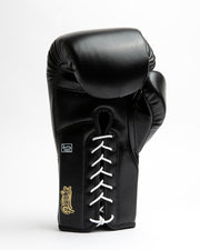 Premium Lace-up Glove V2 Black/Black/Gold.