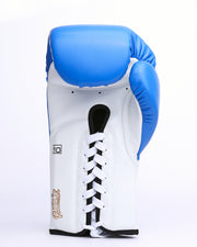 Premium Lace-up Glove (Blue/ White)