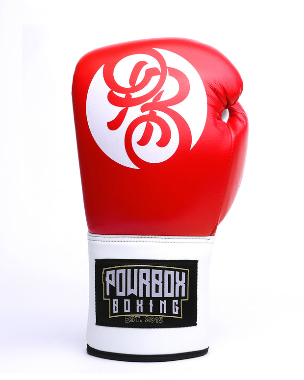 Premium Lace-up Glove (Red/ White)