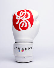 Powrbox Kids Glove (White/ Red)