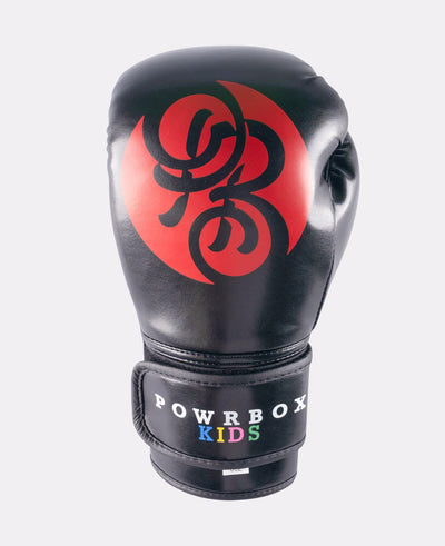 Powrbox Kids Glove (6oz Black/ Red).