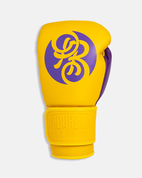 'Exile Series Gloves - Kobe (Matte Yellow/ Purple)' - Customized