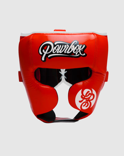 Powrbox Premium Headguard (Red)