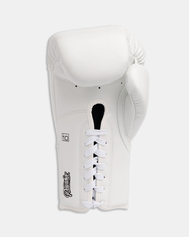 Pinnacle Lace-Up Gloves - Panda (White/Black)
