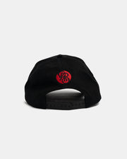 Powrbox Base Embroidery Snapback (Black/Red)