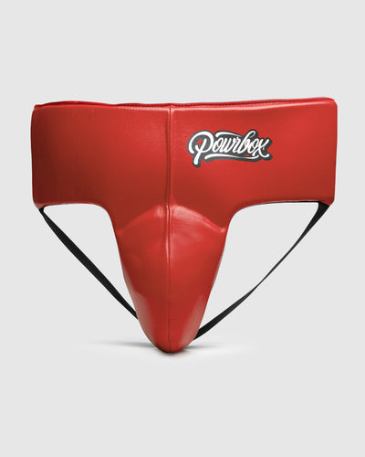 Powrbox Premium Groin Protector (Red)